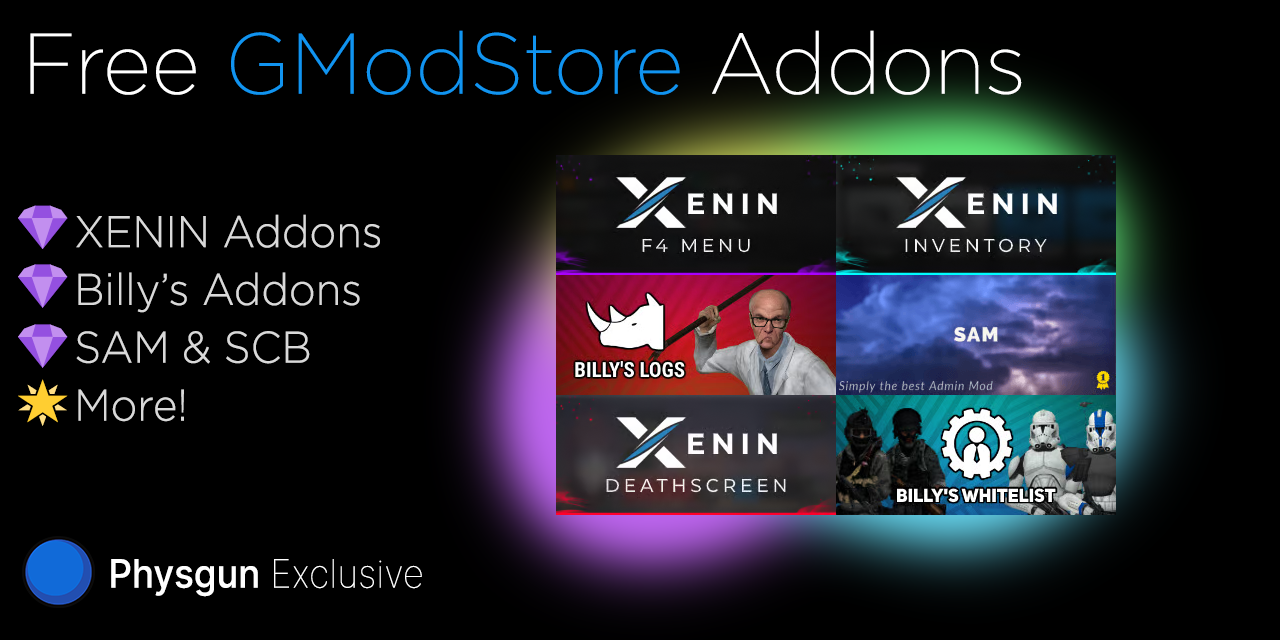 đź’Ž Free GmodStore Addons